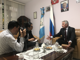 Интервью А.Н.Хохоликова гватемальской газете &laquo;Пренса Либре&raquo; 