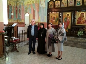 El Embajador de Rusia visita el Monasterio Ortodoxo de la Santísima Trinidad en Guatemala 